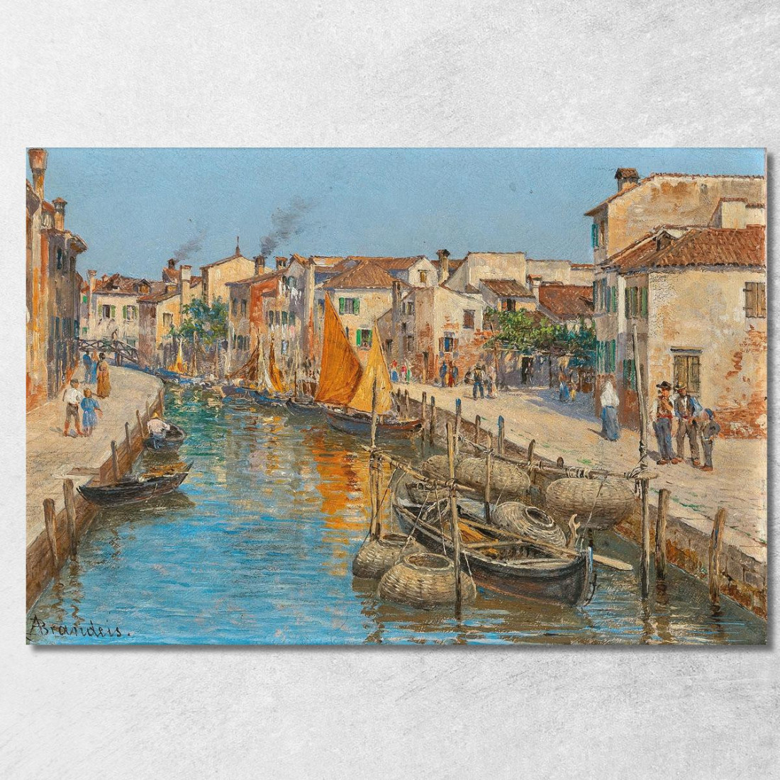 Venezia Antonietta Brandeis abn59 quadro stampato su tela