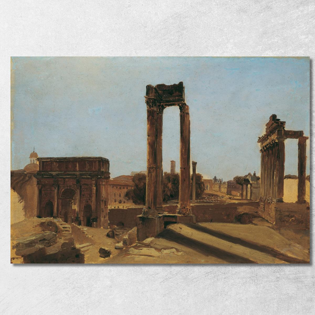 Tu Dai Il Foro Romano Carl Blechen cbc2 quadro stampato su tela