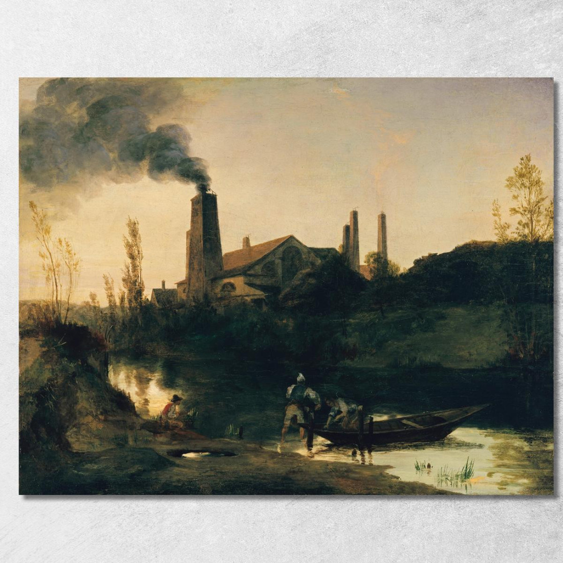Il Laminatoio Di Neustadt-Eberswalde Carl Blechen cbc18 quadro stampato su tela Il Laminatoio Di Neustadt-Eberswalde Carl Blechen cbc18 quadro stampato su tela