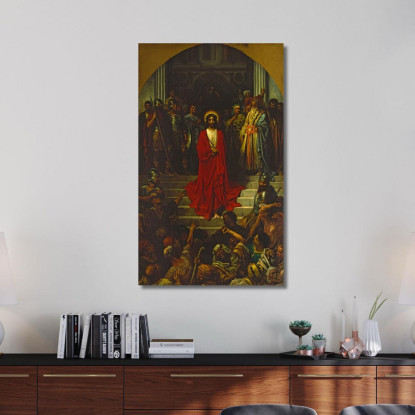Ecco L'Uomo Doré Gustave gdr32 quadro stampato su tela