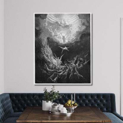 Il Giudizio Universale Doré Gustave gdr76 quadro stampato su tela