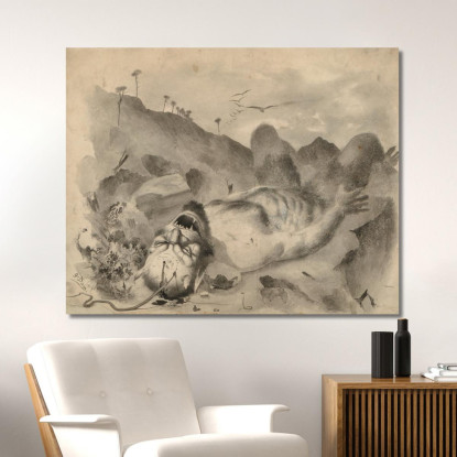 Il Principe Rosa Doré Gustave gdr110 quadro stampato su tela