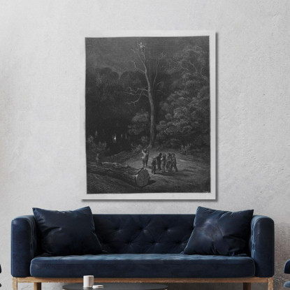Fiabe Pl 09 Doré Gustave gdr126 quadro stampato su tela