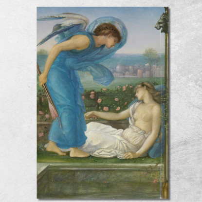 Amore E Psiche Edward Burne Jones ebj3 quadro stampato su tela