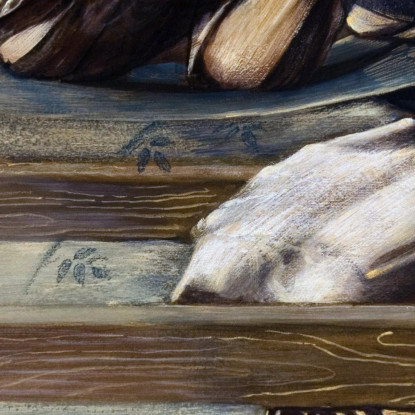 La Serie Briar Rose - Studio Per 'The Garden Court' 1890 Edward Burne Jones ebj21 quadro stampato su tela