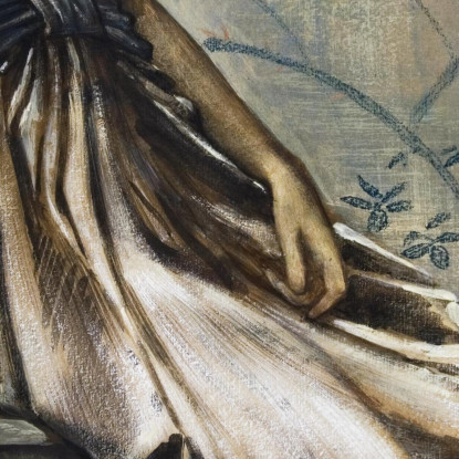 La Serie Briar Rose - Studio Per 'The Garden Court' 1893 Edward Burne Jones ebj24 quadro stampato su tela