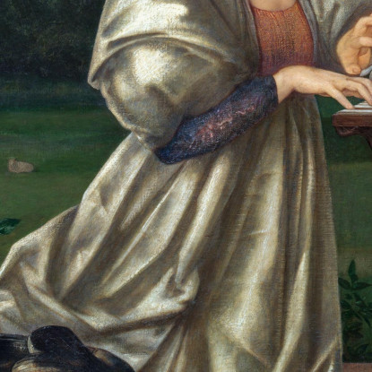 La Canzone D'Amore Edward Burne Jones ebj25 quadro stampato su tela