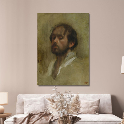Auto Ritratto Edgar Degas edg121 quadro stampato su tela