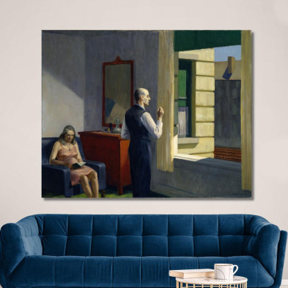 Hotel Vicino Alla Ferrovia Edward Hopper eho21 quadro stampato su tela