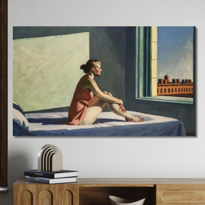 Sole Del Mattino Edward Hopper eho26 quadro stampato su tela