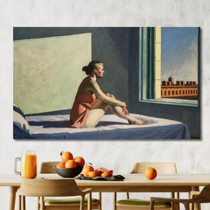 Sole Del Mattino Edward Hopper eho26 quadro stampato su tela
