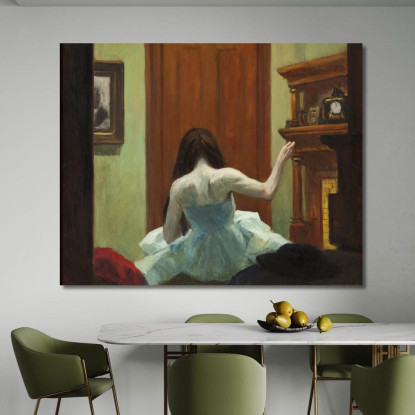 Interni Di New York Edward Hopper eho28 quadro stampato su tela