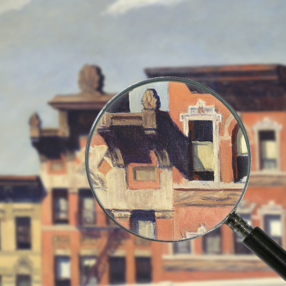 Dal Ponte Di Williamsburg Edward Hopper eho53 quadro stampato su tela