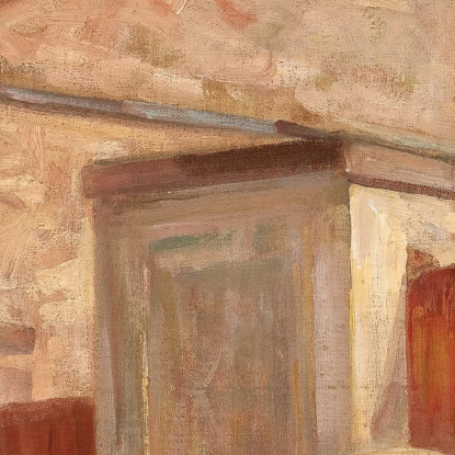 La Mia Famiglia A Saint Hubert Eliseu Visconti evs38 quadro stampato su tela