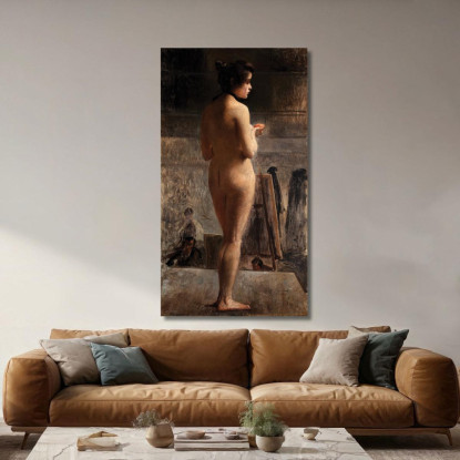 Niente Femminino Eliseu Visconti evs41 quadro stampato su tela