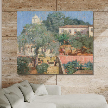 Paesaggio Di Santa Teresa Eliseu Visconti evs48 quadro stampato su tela