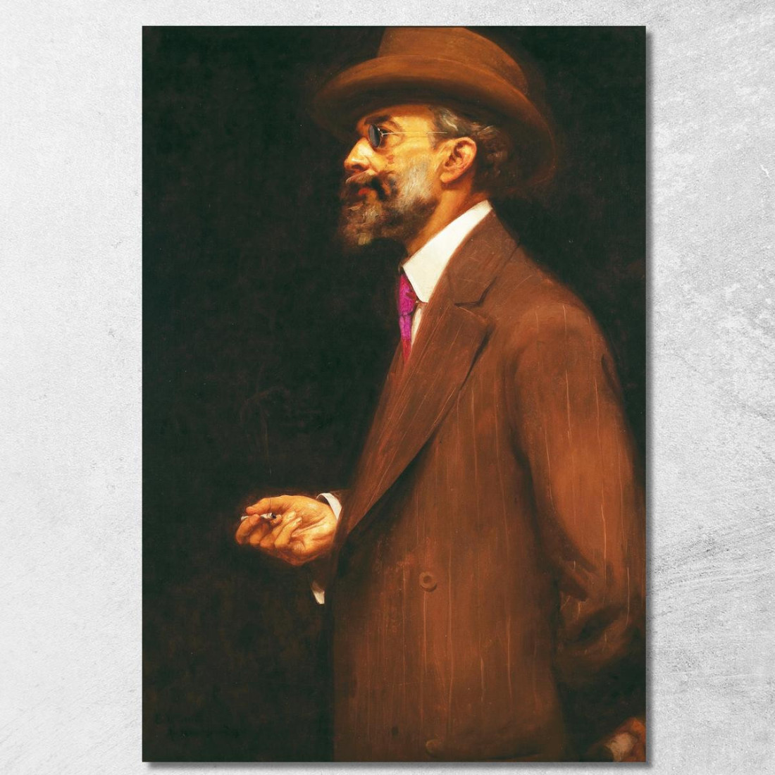 Ritratto Del Duca Gonzaga Eliseu Visconti evs60 quadro stampato su tela Ritratto Del Duca Gonzaga Eliseu Visconti evs60 quadro stampato su tela