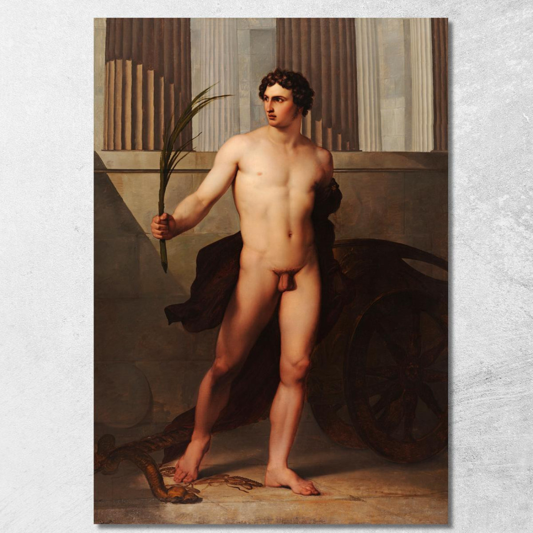 Atleta Trionfante Francesco Hayez fhy22 quadro stampato su tela Atleta Trionfante Francesco Hayez fhy22 quadro stampato su tela