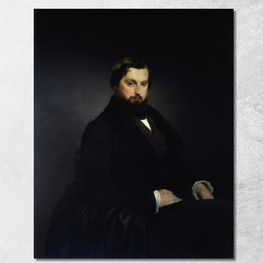 Portrait Of Gian Giacomo Poldi Pezzoli Francesco Hayez fhy23 quadro stampato su tela Portrait Of Gian Giacomo Poldi Pezzoli Francesco Hayez fhy23 quadro stampato su tela