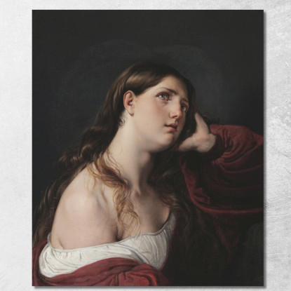 Maria Maddalena Francesco Hayez fhy36 quadro stampato su tela