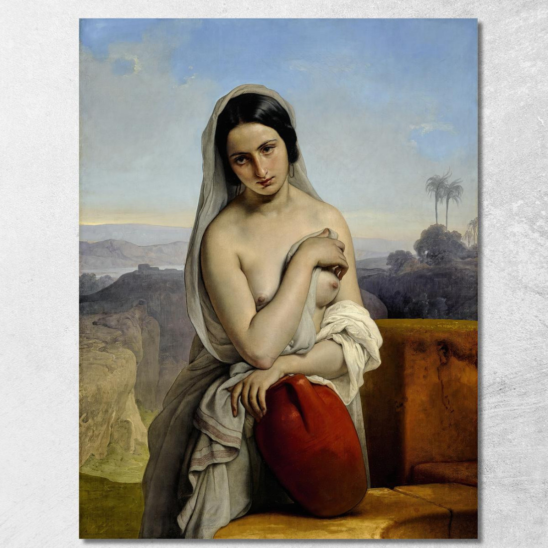 Rebecca Al Pozzo Francesco Hayez fhy40 quadro stampato su tela Rebecca Al Pozzo Francesco Hayez fhy40 quadro stampato su tela