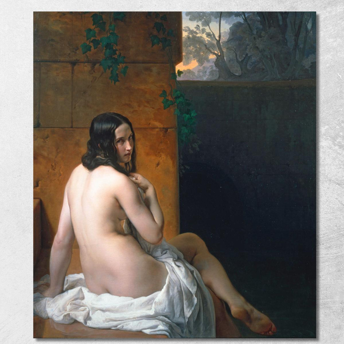 Susanna Al Bagno Francesco Hayez fhy44 quadro stampato su tela Susanna Al Bagno Francesco Hayez fhy44 quadro stampato su tela