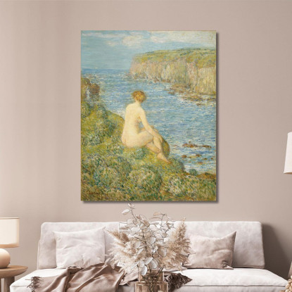 Ninfa E Mare Frederick Childe Hassam fch11 quadro stampato su tela