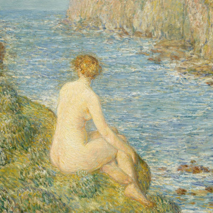 Ninfa E Mare Frederick Childe Hassam fch11 quadro stampato su tela