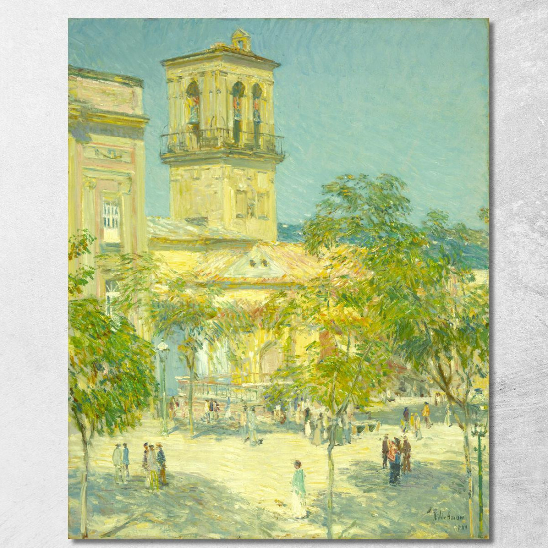 Via Del Gran Capitano Córdoba Frederick Childe Hassam fch17 quadro stampato su tela Via Del Gran Capitano Córdoba Frederick Childe Hassam fch17 quadro stampato su tela