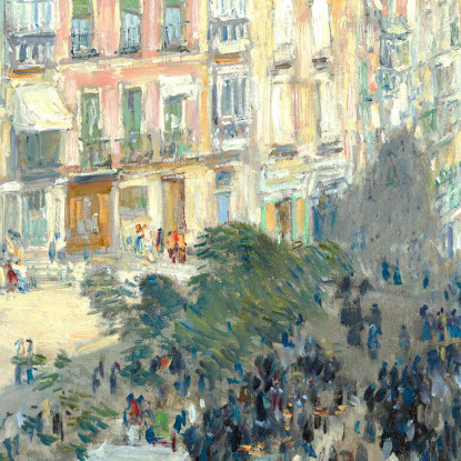 Vista Di Una Città Della Francia Meridionale Frederick Childe Hassam fch26 quadro stampato su tela