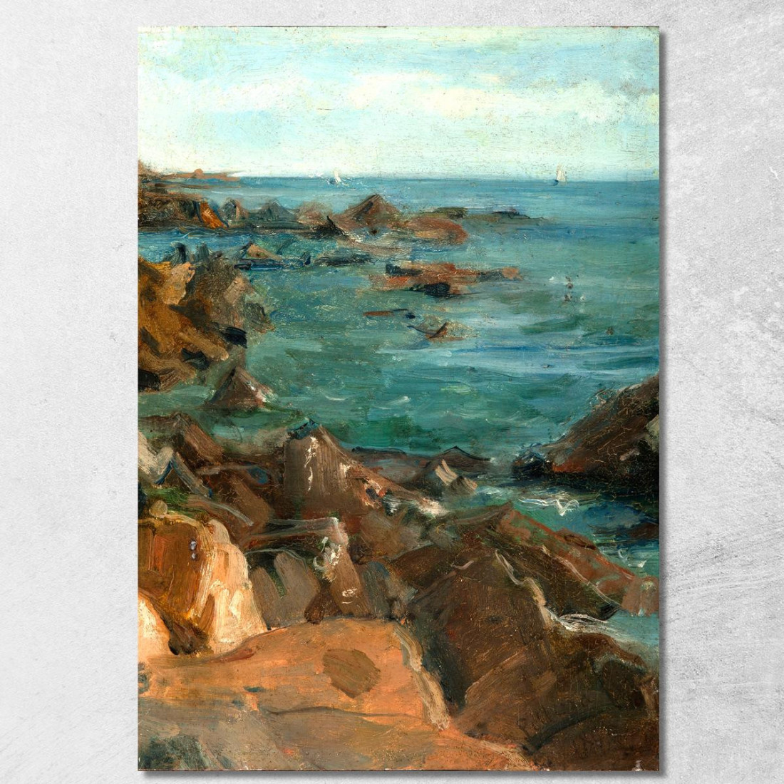 Divisionismo G. Pellizza da Volpedo gpv2 quadro stampato su tela Divisionismo G. Pellizza da Volpedo gpv2 quadro stampato su tela