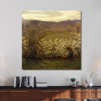 Campo In Fiore G. Pellizza da Volpedo gpv3 quadro stampato su tela