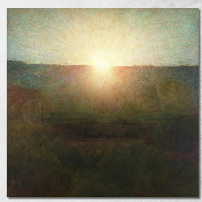 Il Sole G. Pellizza da Volpedo gpv6 quadro stampato su tela