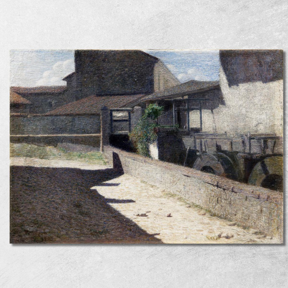 Vecchio Mulino A Vento A Volpedo G. Pellizza da Volpedo gpv10 quadro stampato su tela Vecchio Mulino A Vento A Volpedo G. Pellizza da Volpedo gpv10 quadro stampato su tela