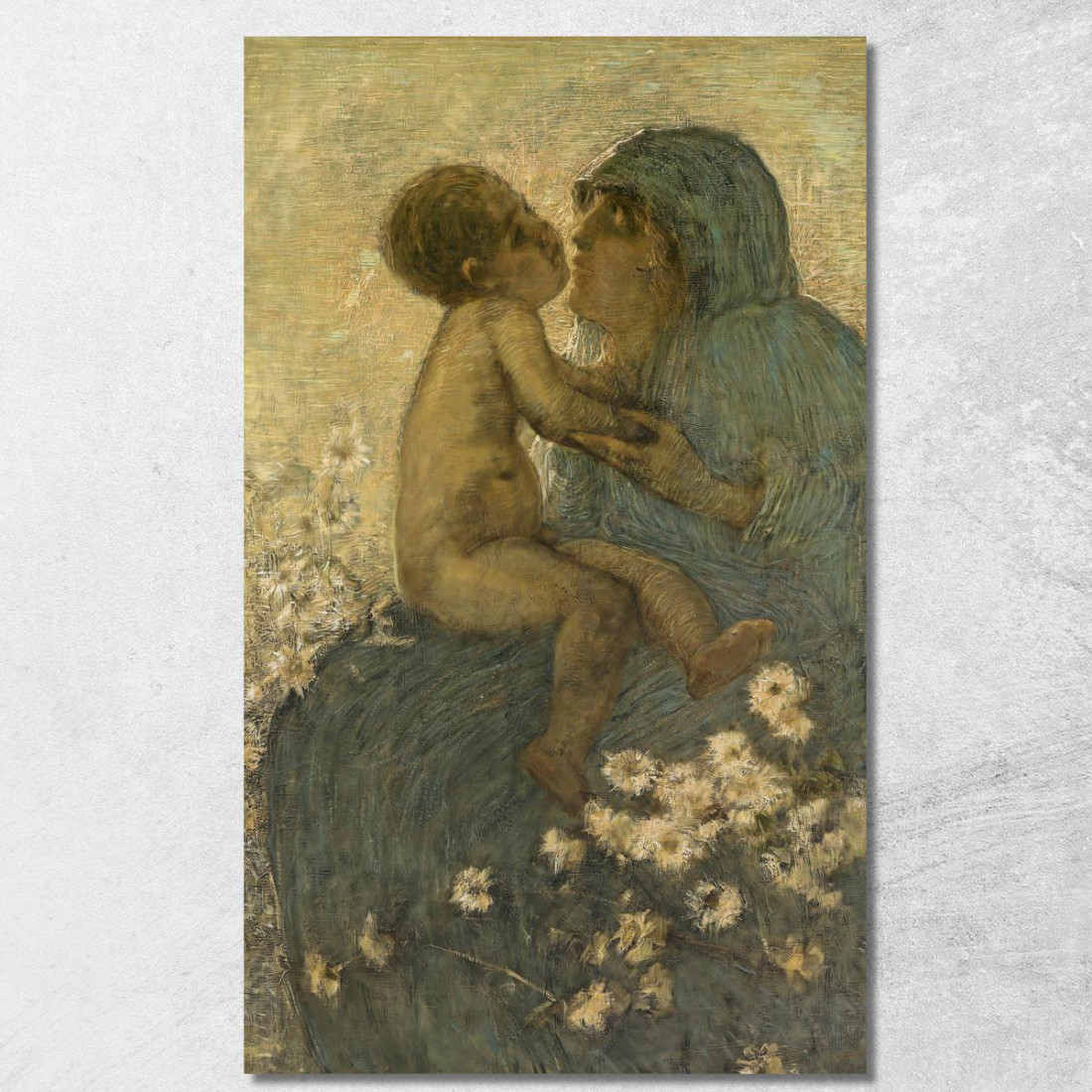 Amore Materno Gaetano Previati gpr12 quadro stampato su tela Amore Materno Gaetano Previati gpr12 quadro stampato su tela