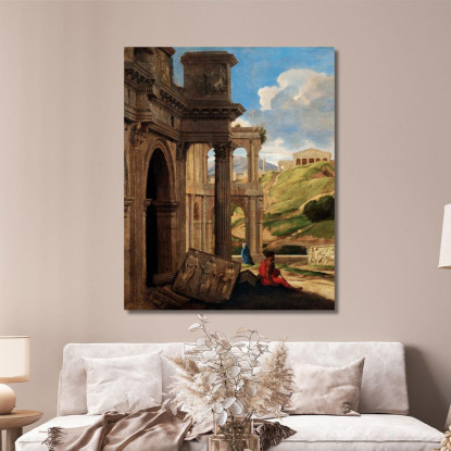 Rovine Antiche Giovanni Paolo Pannini gpp3 quadro stampato su tela