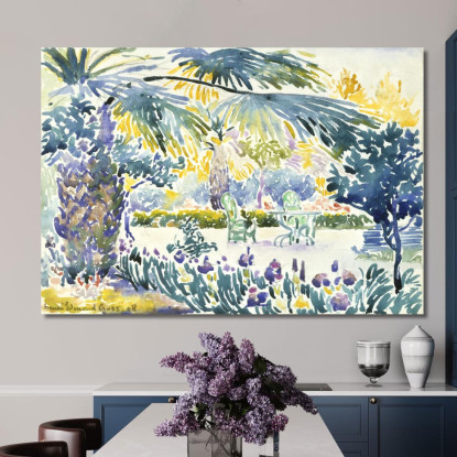 Giardino Del Pittore A Saint Clair Henri Edmond Cross hec5 quadro stampato su tela