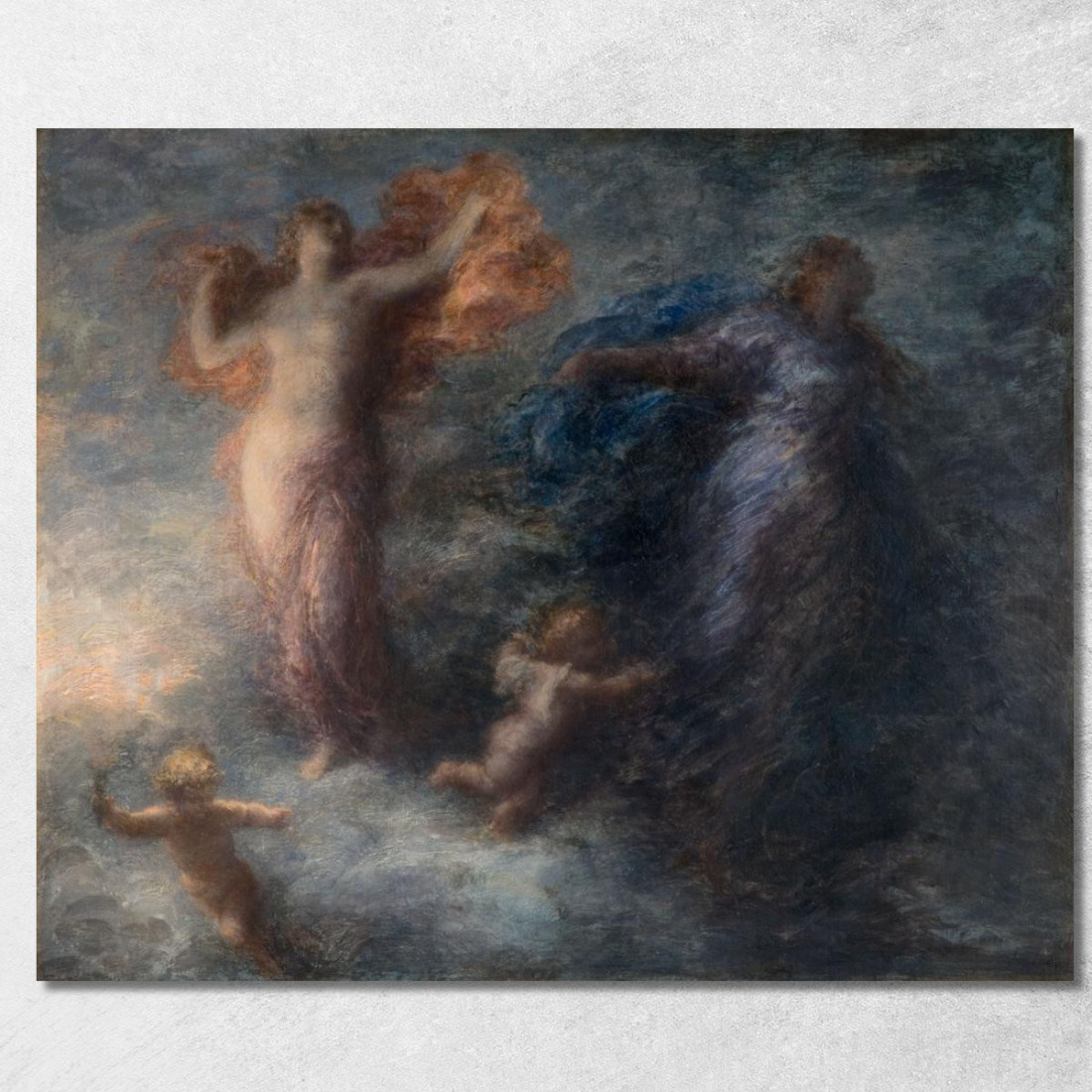 Alba E La Notte Henri Fantin-Latou hfl4 quadro stampato su tela Alba E La Notte Henri Fantin-Latou hfl4 quadro stampato su tela