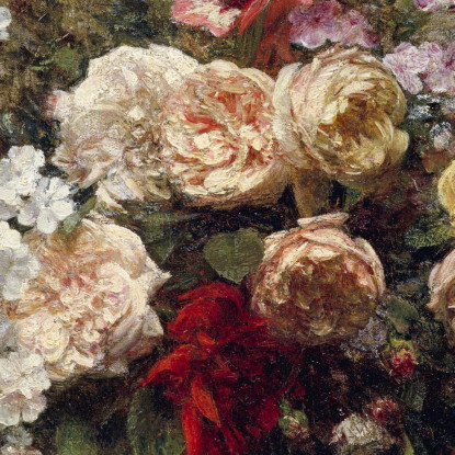 Fiori Estivi Henri Fantin-Latou hfl24 quadro stampato su tela