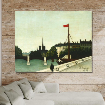 La Nostra Signora Henri Rousseau hrs16 quadro stampato su tela