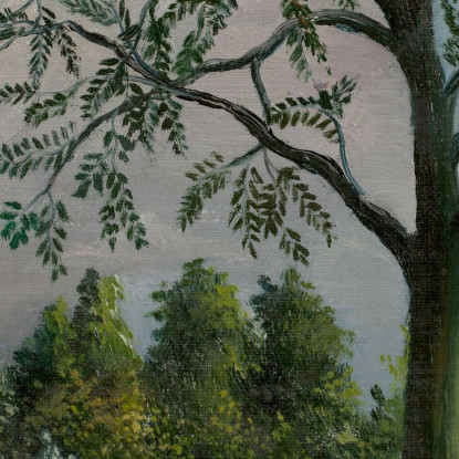 Paesaggio Con Pescatori Henri Rousseau hrs19 quadro stampato su tela