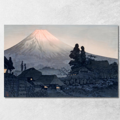 Monte Fuji Da Mizukubo Hiroaki Takahashi htk24 quadro stampato su tela