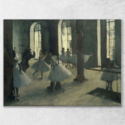 Prove Al Dance Foyer Edgar Degas edg194 quadro stampato su tela