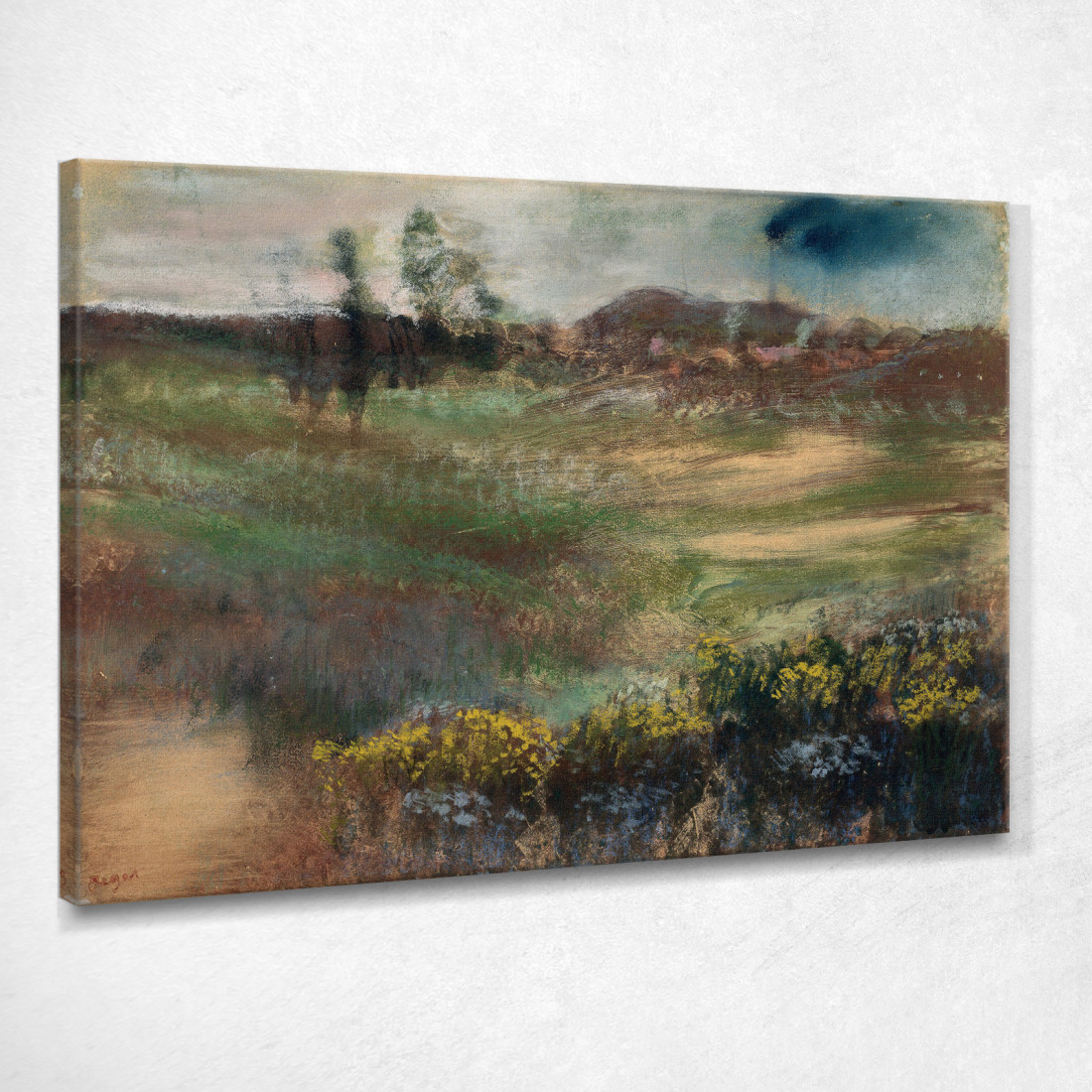 Paesaggio Con Ciminiere Edgar Degas edg196 quadro stampato su tela Paesaggio Con Ciminiere Edgar Degas edg196 quadro stampato su tela