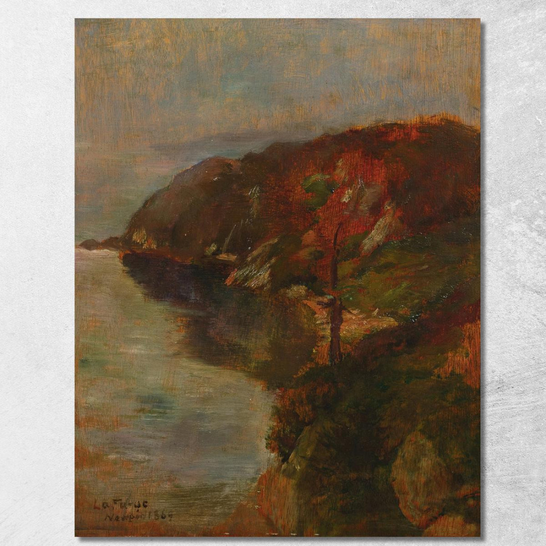 Studio Dell'Effetto Nebbia Brenton'S Cove John La Farge jlf29 quadro stampato su tela