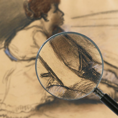 Il Riposo Del Ballerino Edgar Degas edg198 quadro stampato su tela
