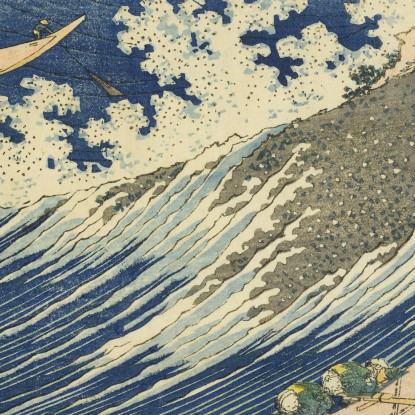 Barche Da Pesca A Choshi A Shimosa katsushika hokusai khk15 quadro stampato su tela