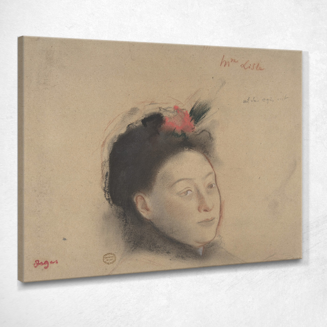 Signora Lisle Edgar Degas edg202 quadro stampato su tela Signora Lisle Edgar Degas edg202 quadro stampato su tela