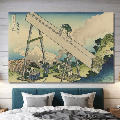 Nelle Montagne Di Totomi katsushika hokusai khk25 quadro stampato su tela