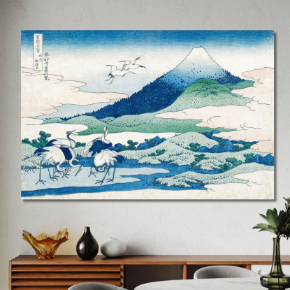 Tenuta Umezawa Nella Provincia Di Sagami katsushika hokusai khk34 quadro stampato su tela